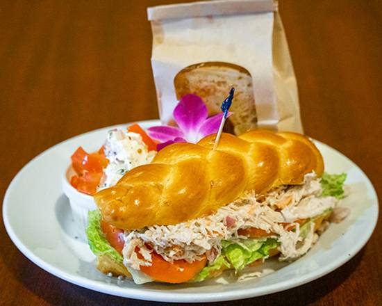 Order Honey roasted all white meat walnut chicken salad 8 oz. food online from Bagel King store, Casselberry on bringmethat.com