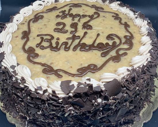 Order German Chocolate Cake - 8 Inches food online from Bam German Bakery And More store, Cape Coral on bringmethat.com