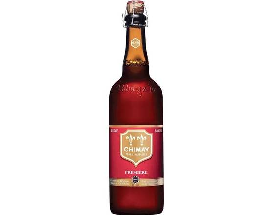 Order Chimay Premiere Ale 1 PT. (7% ABV) food online from Silver Liquor Market store, Los Angeles on bringmethat.com