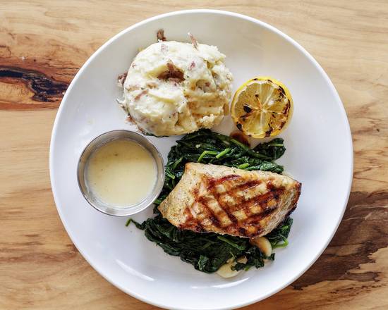 Order Grilled Salmon (6 oz) food online from HS Green store, Houston on bringmethat.com