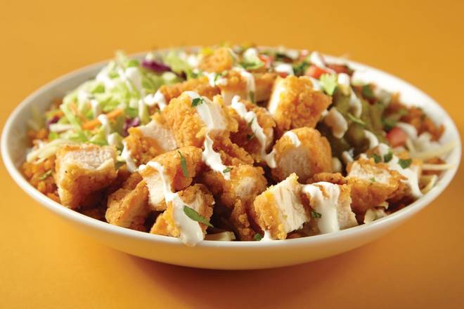 Order The Fried Chicken Picnic Bowl food online from Savage Burrito store, Brookfield on bringmethat.com