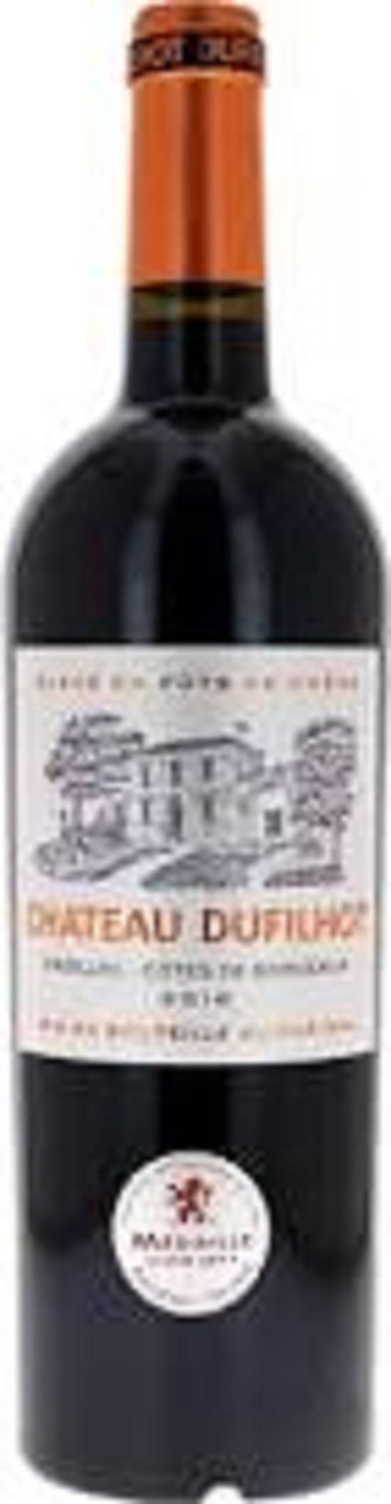 Chateau Dufilhot cadillac- cotes de Bordeaux 2017