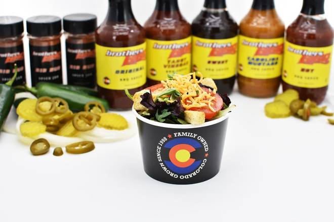 Order Side Salad food online from Brothers BBQ store, Denver on bringmethat.com