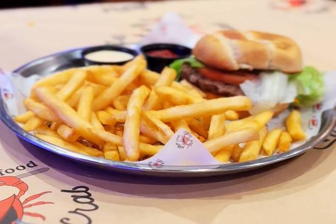 Order Beef Burger food online from Hungry Crab Juicy Seafood store, Largo on bringmethat.com