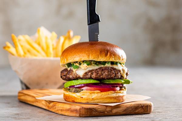 Order Alex's Santa Fe Burger* food online from Chili store, Chico on bringmethat.com