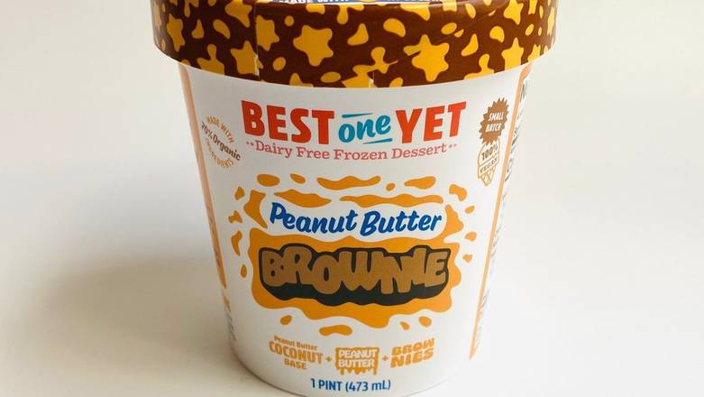 Order Peanut Butter Brownie - 1 Pint food online from Yogurt Brothers store, Westminster on bringmethat.com