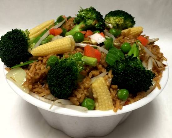 Order Vegetables fried rice (large) food online from Kenny's Sub Shop store, Beltsville on bringmethat.com
