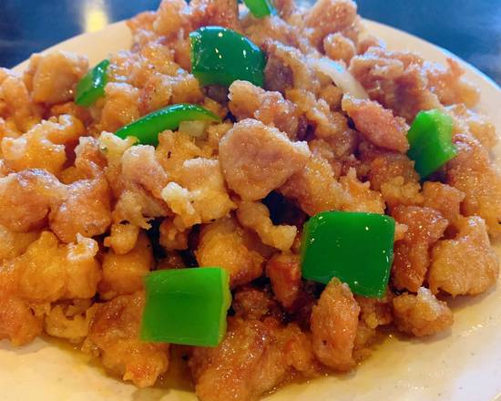 Order Black Pepper Chicken with Rice food online from Hibachi & Buffet store, Westland on bringmethat.com