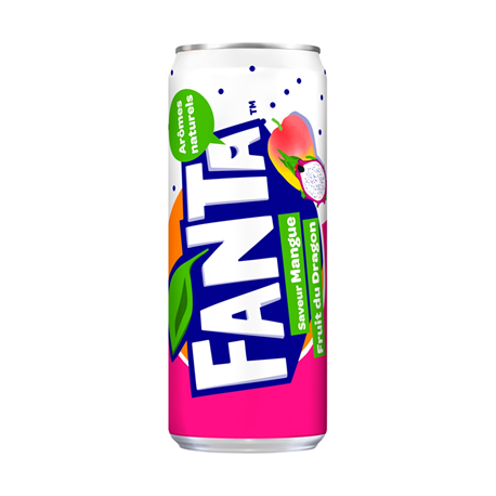Fanta Mangue Fruit du Dragon 33cl