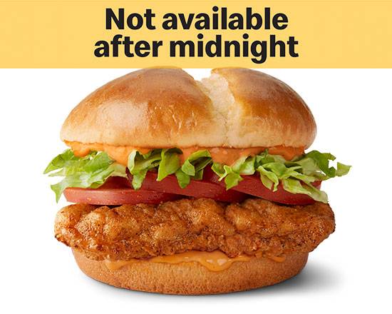 Order Spicy Deluxe Crispy Chicken Sandwich food online from McDonald's store, Jacksonville on bringmethat.com