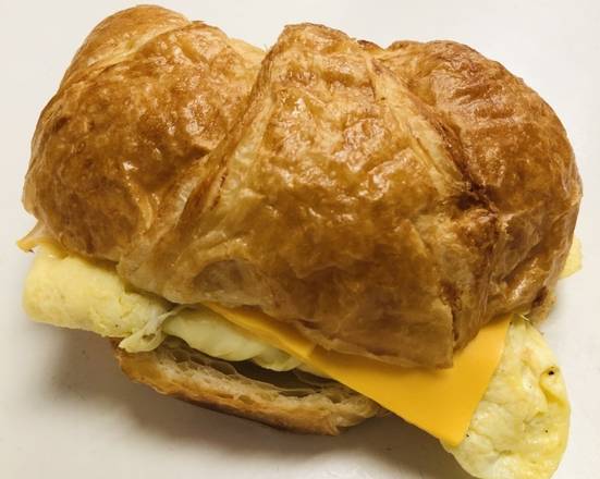 Order Croissant Sandwich: Egg & Cheese food online from Donut Tacos Palace store, Austin on bringmethat.com
