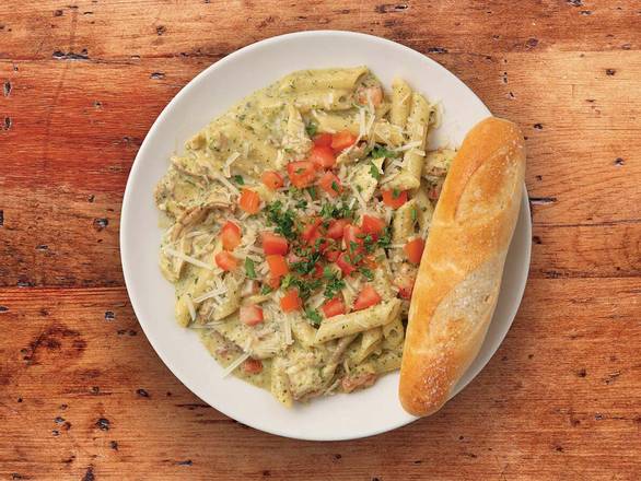 Order Pesto Pasta (Chicken) food online from La Madeleine Country French Cafe store, Harahan on bringmethat.com