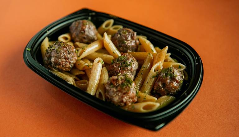 Order MOROCCAN 12-SPICE MEATBALL PENNE BOWL food online from Meatball Corner store, Honolulu on bringmethat.com