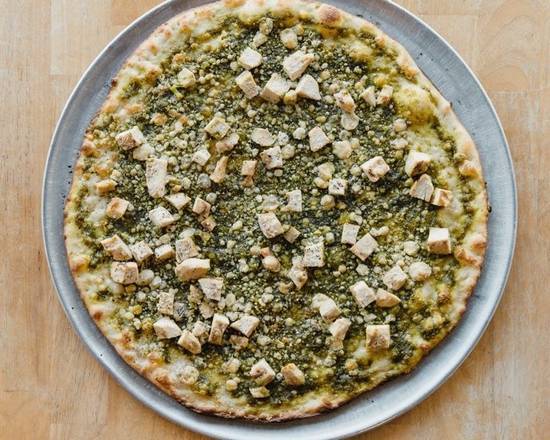 Order Small Pollogo Pesto food online from Upper Crust Pizzeria store, Culver City on bringmethat.com