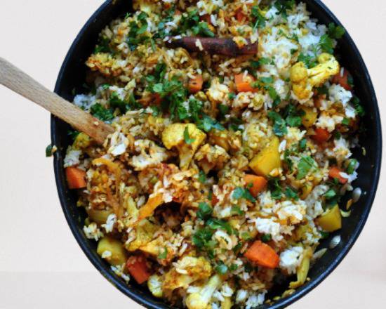 Biryani de légumes