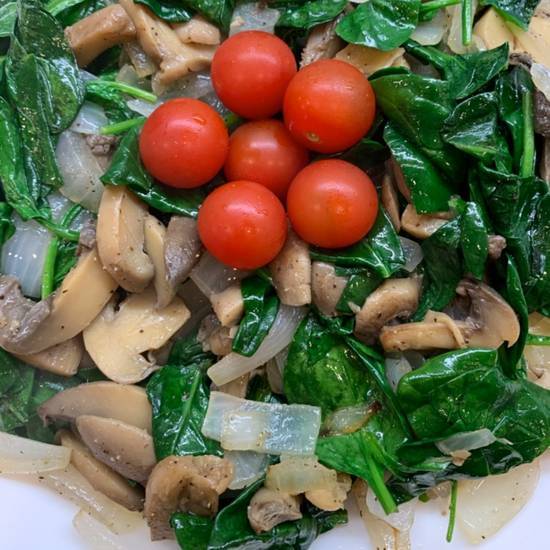 Order Buttered Spinach &  Mushroom Mix    ( 4 Net Carbs)  GF, VG food online from Ketoeat store, Dallas on bringmethat.com
