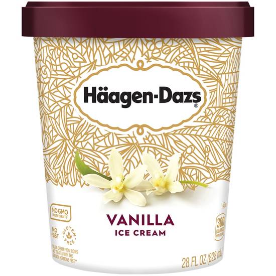 Order Haagen-Dazs Vanilla Ice Cream, 28 OZ food online from Cvs store, DOVER on bringmethat.com