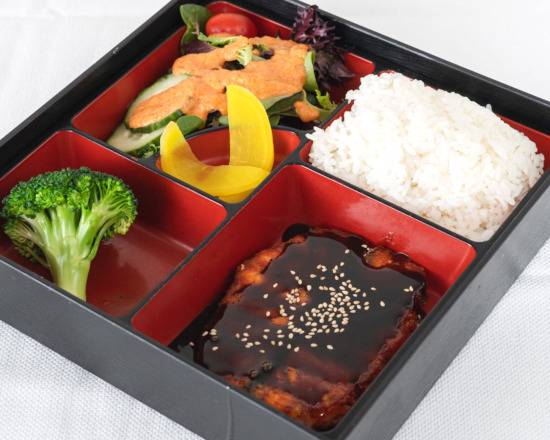 Order Salmon Teriyaki Combo food online from Miyuki Sushi store, Boston on bringmethat.com