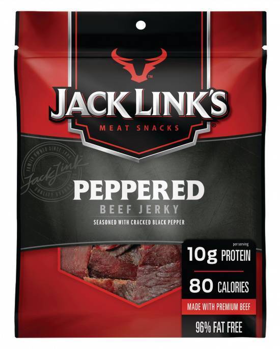 Order Jack Links Beef Jrky Peppered (3.25 oz) food online from ampm store, Fresno on bringmethat.com