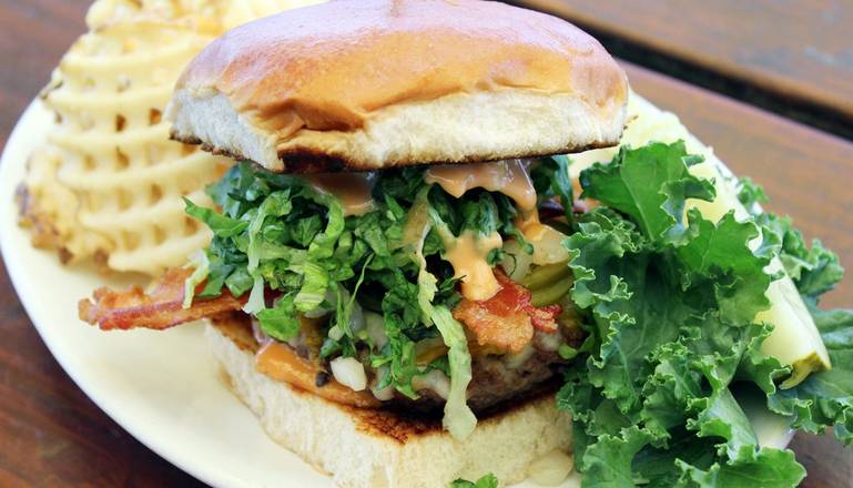 Order The Bypass Burger food online from Pluckers store, Killeen on bringmethat.com