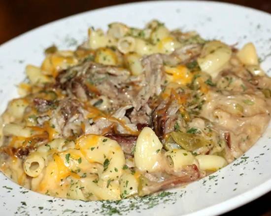 Order Green Chili Mac n' Cheese food online from Wild Corgi Pub store, Denver on bringmethat.com