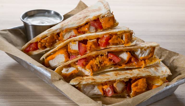 Order BTQ - Buffalo Tender Quesadilla food online from Wing Zone store, Lexington on bringmethat.com