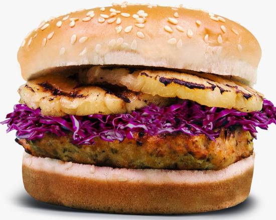 Hawaiian Salmon Burger