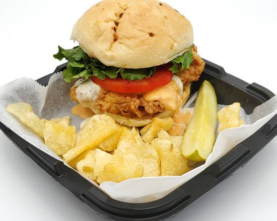 Order Fire Island Chicken Sandwich food online from Frenchy To Go store, Clearwater on bringmethat.com