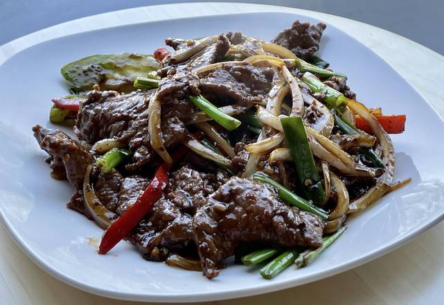 Order MONGOLIAN SATUE 葱爆系列 food online from Johnny Carinos Italian Restaurant store, San Antonio on bringmethat.com