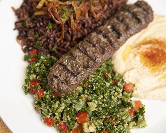 Order Lamb Kafta Platter food online from Daily Bread Marketplace store, Miami on bringmethat.com