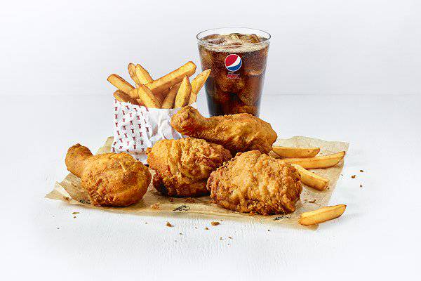 Colonel's Meal: 4 pc