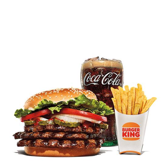 Order Triple Whopper Meal food online from Burger King store, Morris on bringmethat.com