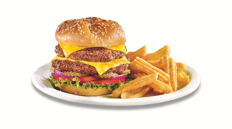 Order Double Cheeseburger food online from Denny store, Orlando on bringmethat.com