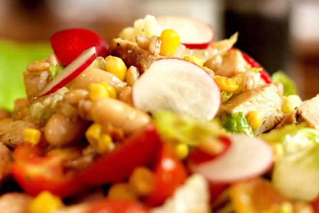 Order Marinated Grilled Chicken Salad  food online from Sor Tino store, Los Angeles on bringmethat.com
