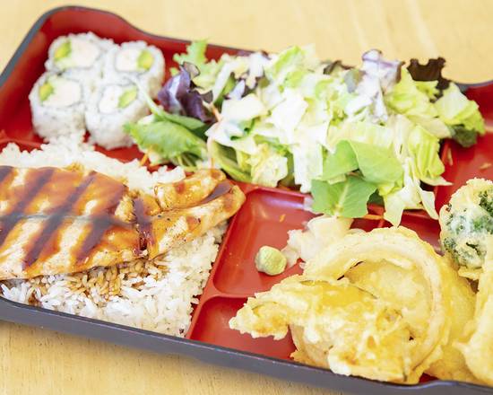 Order BBQ Salmon Box food online from Bbq Teriyaki & Sushi store, Tarzana on bringmethat.com