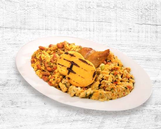 Order Huevos Revueltos Con Calentado food online from Noches De Colombia store, Fairview on bringmethat.com
