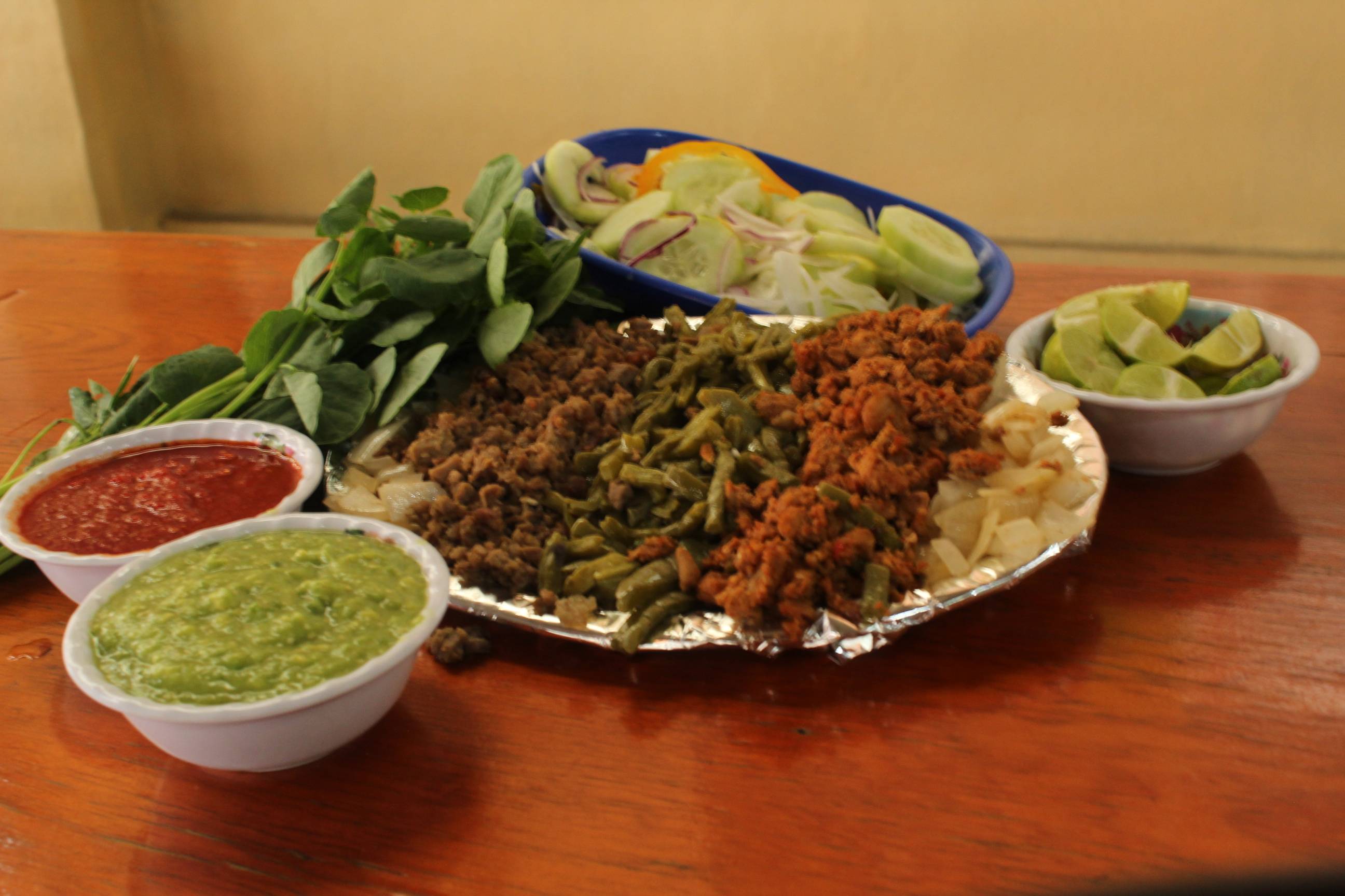 Carne  Campechana (Res y Adobada) 1/4 Kg