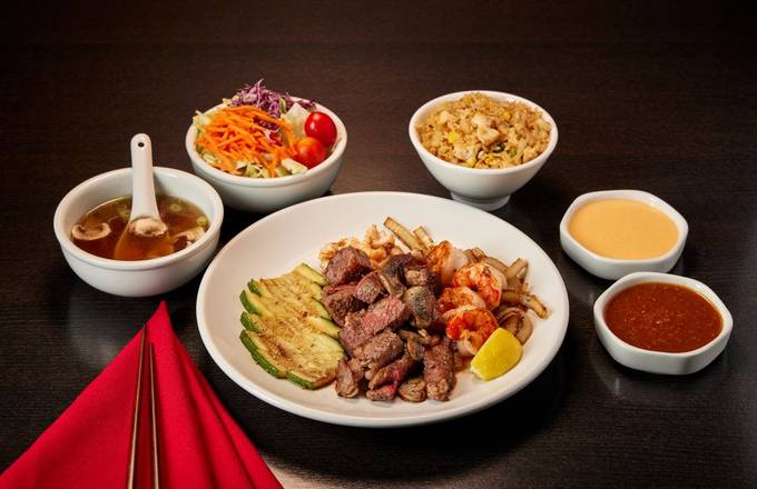 Order *NEW* HIBACHI RIBEYE & COLOSSAL SHRIMP  food online from Samurai store, Miami on bringmethat.com
