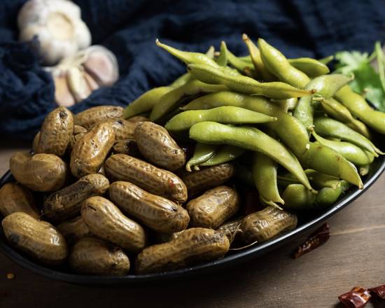 Order Edamame and Peanut 花毛一体 food online from Friendship Bbq store, Seattle on bringmethat.com