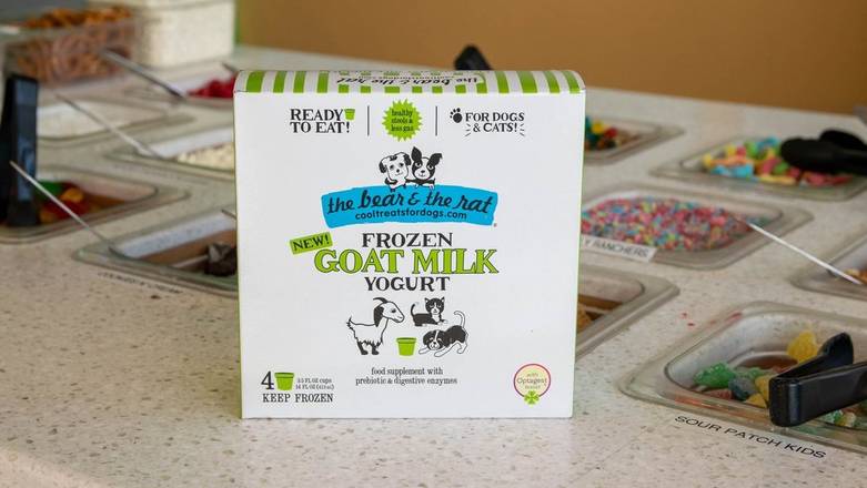 Order Frozen Goat Milk Yogurt - Dog & Cat Yogurt food online from Yogurt Brothers store, Westminster on bringmethat.com