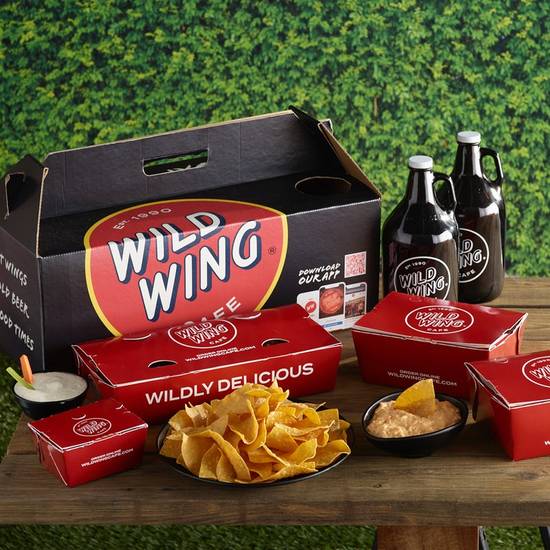 Order The Wing Party in a Box food online from Wild Wing Cafe store, Greenville on bringmethat.com