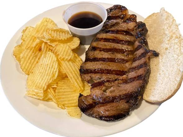 Order Grilled Prime Rib Sandwich food online from The Green Parrot store, Casselberry on bringmethat.com