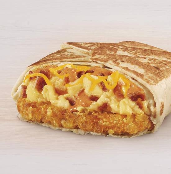 Order Breakfast Crunchwrap Bacon food online from Taco Bell store, Festus on bringmethat.com