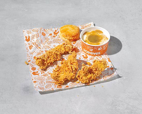 Order 3Pc Handcrafted Tenders Dinner food online from Popeyes store, Orlando on bringmethat.com