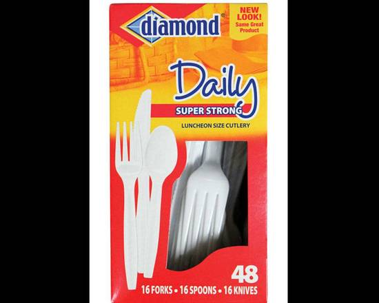 Order Diamond Untensils(24pack) food online from Fresko Market store, Miami on bringmethat.com