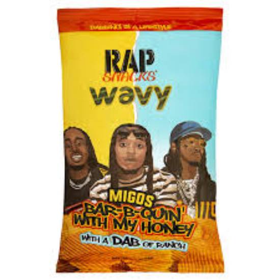 Order Rap Snacks Migos Bar-B-Quin with My Honey Regular (with a Dab of Ranch) food online from Mamba Mart store, Los Angeles on bringmethat.com
