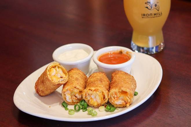 Order Buffalo Chicken Egg Rolls  food online from Iron Hill Brewery & Restaurant store, Greenville on bringmethat.com