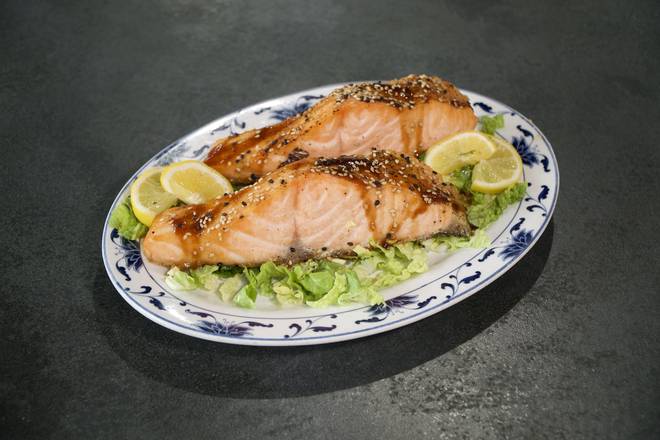Order Salmon Teriyaki food online from Soho Kosher Deli store, Aventura on bringmethat.com