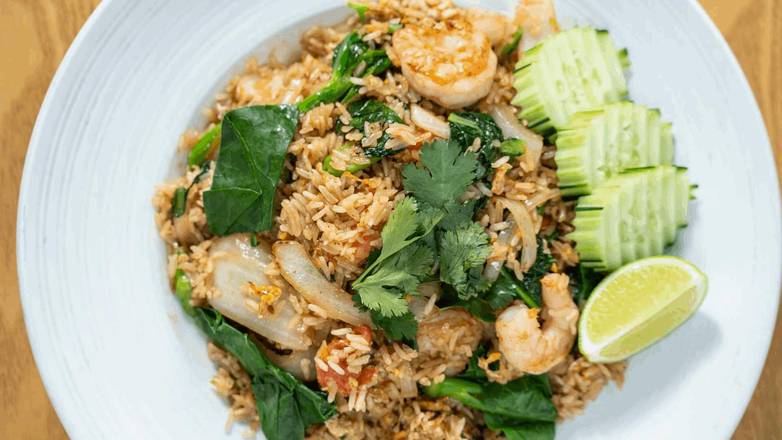 Order P62 Street Fried Rice food online from Madam Mam's store, Bee Cave on bringmethat.com