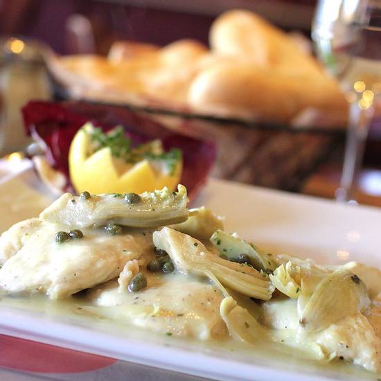 Order Veal Piccata food online from Mama Theresa's store, Westbury on bringmethat.com